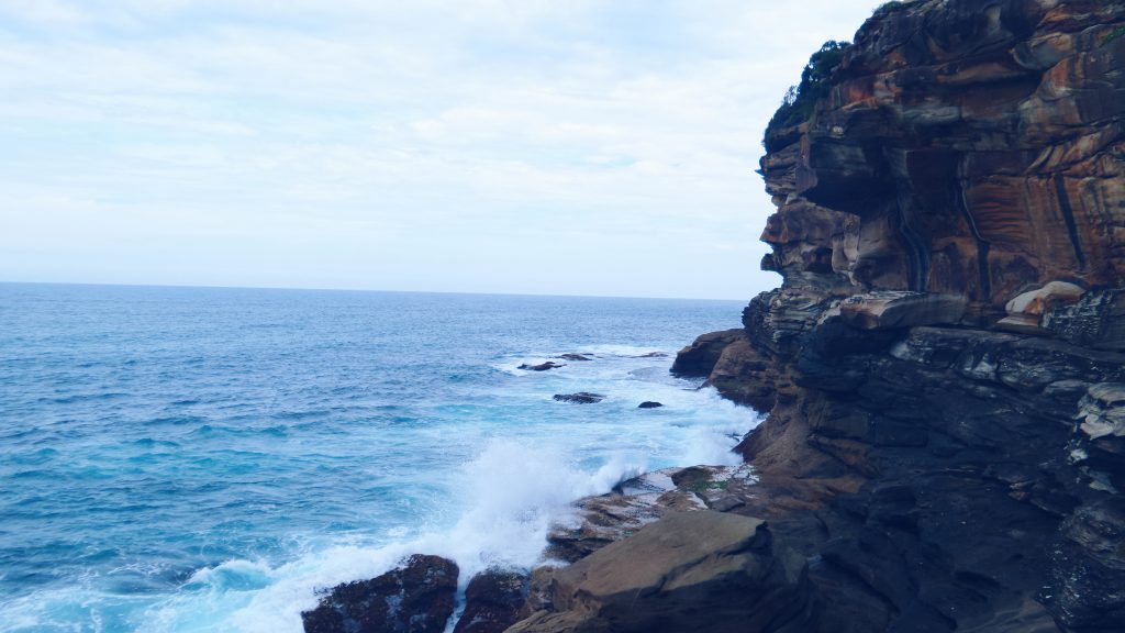 Ocean view Bondi to Coogee walk Australia