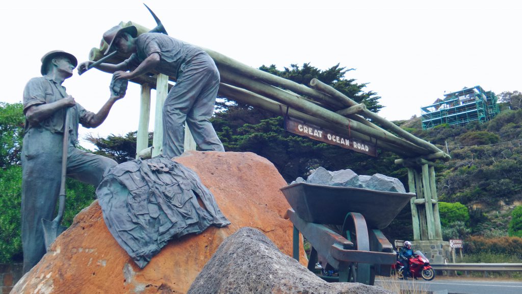 Great Ocean Road monument