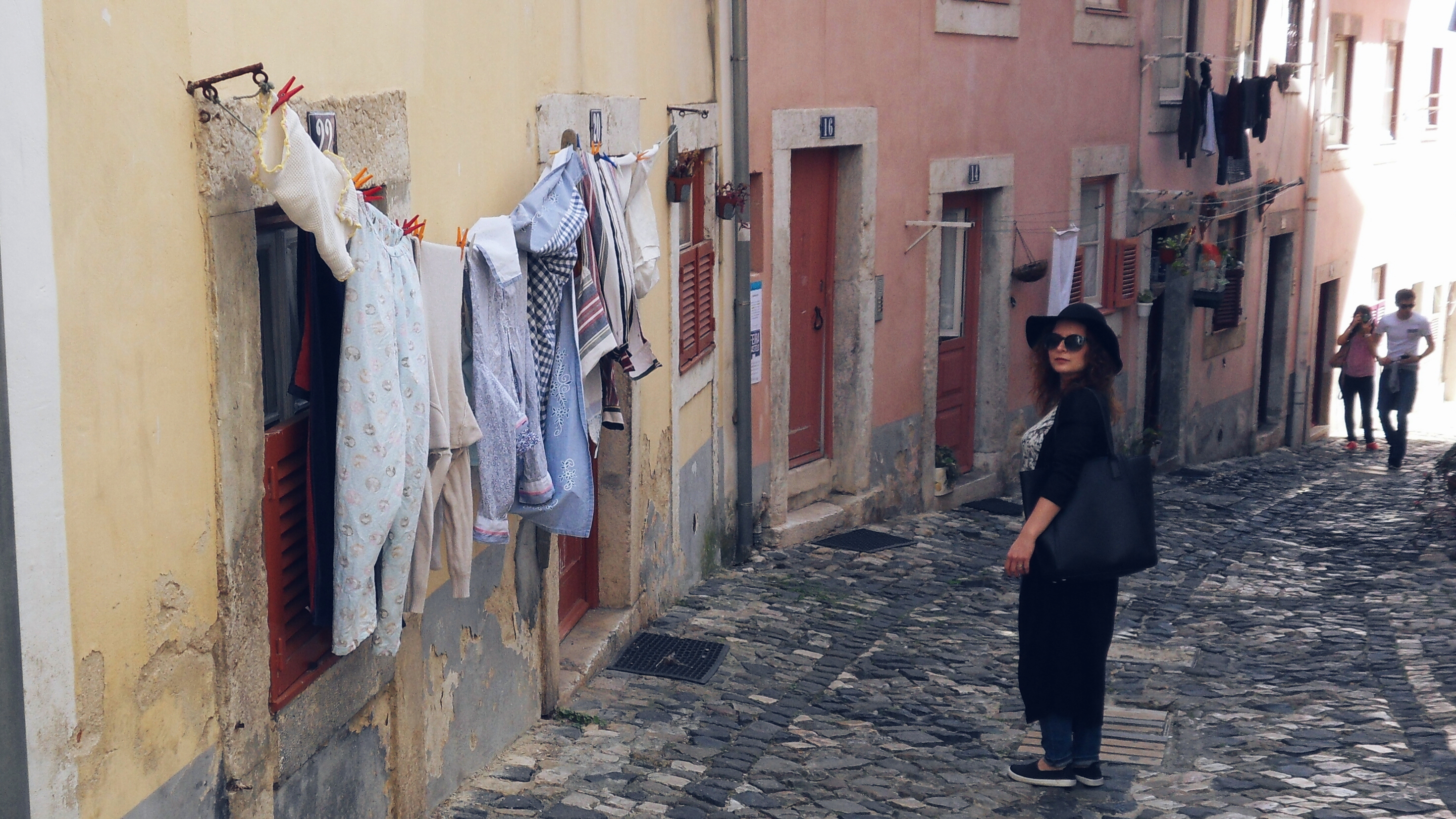 Walking the streets of Alfama Lisbon