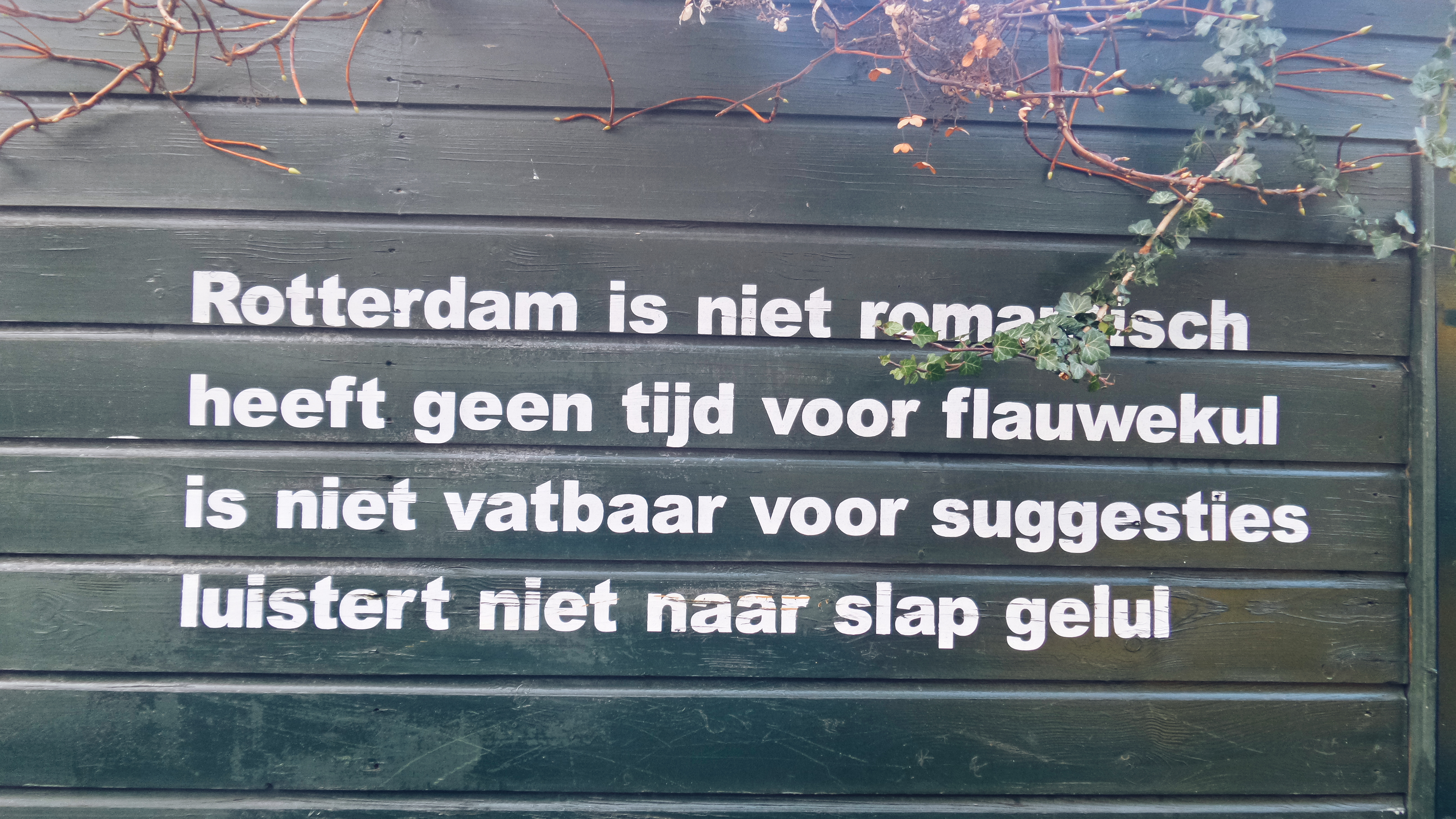 Gedicht Jules Deelder Proveniersstraat Rotterdam