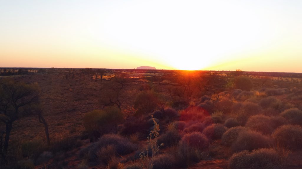 Sunrise Uluru Outback Australia