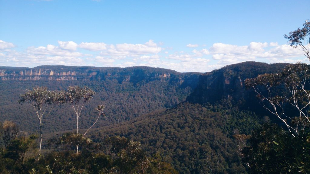 Blue Mountains lookout NSW Australia