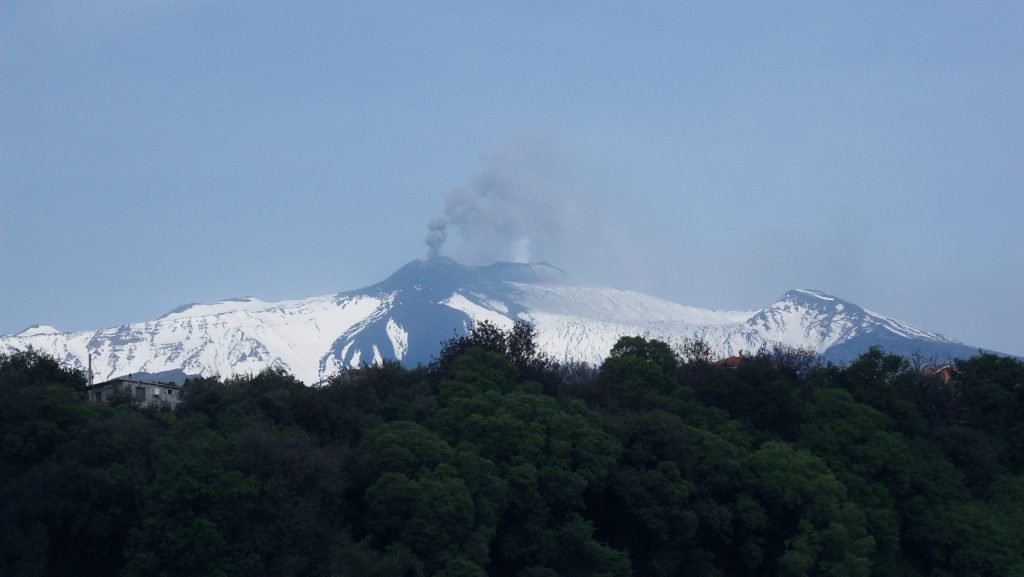 Etna Sicily most active vulcano Europe