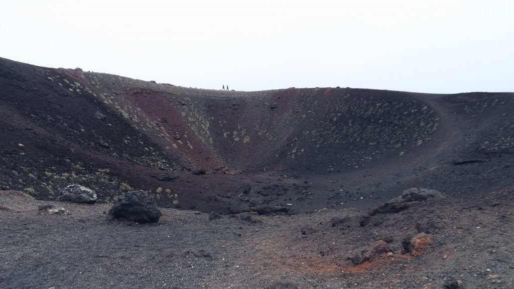 Vulcanic crater Etna Sicily