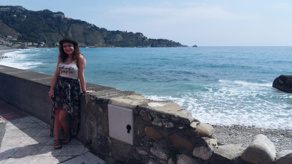 beach view Giardini Naxos Sicily