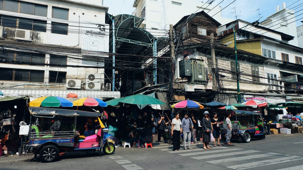 Streets of Bangkok Chinatown market