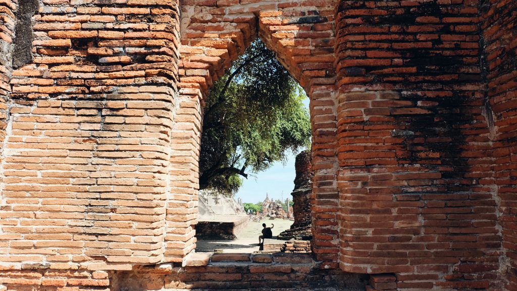 old versus modern Ayutthaya