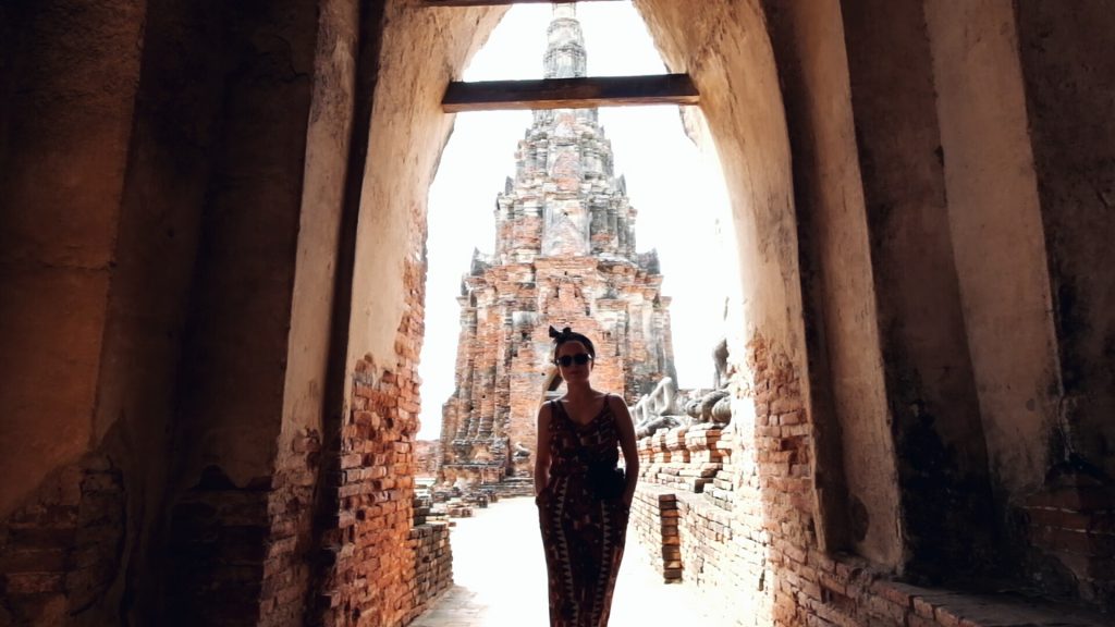 wandering through temples in Ayutthaya