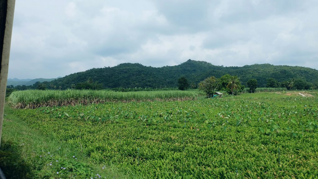 scenery west Thailand Kanchanaburi