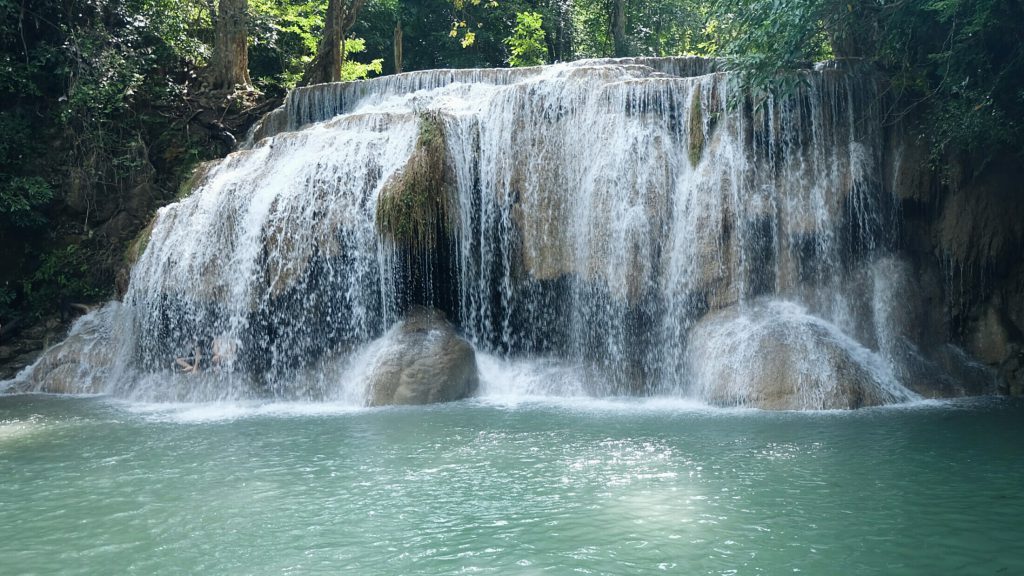 Erawan Falls level 2 Kanchanaburi Thailand