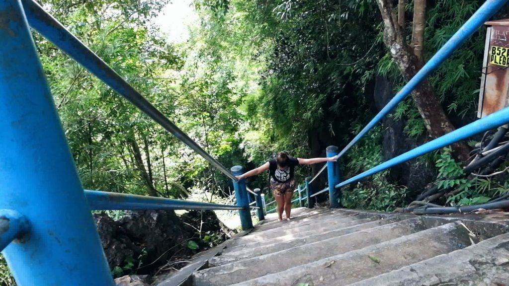 walking 1260 steps to mountain top Tiger Cave Temple