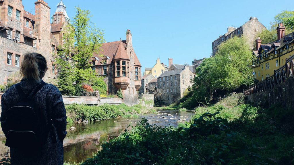 Picturesque Dean Village Edinburgh citytrip