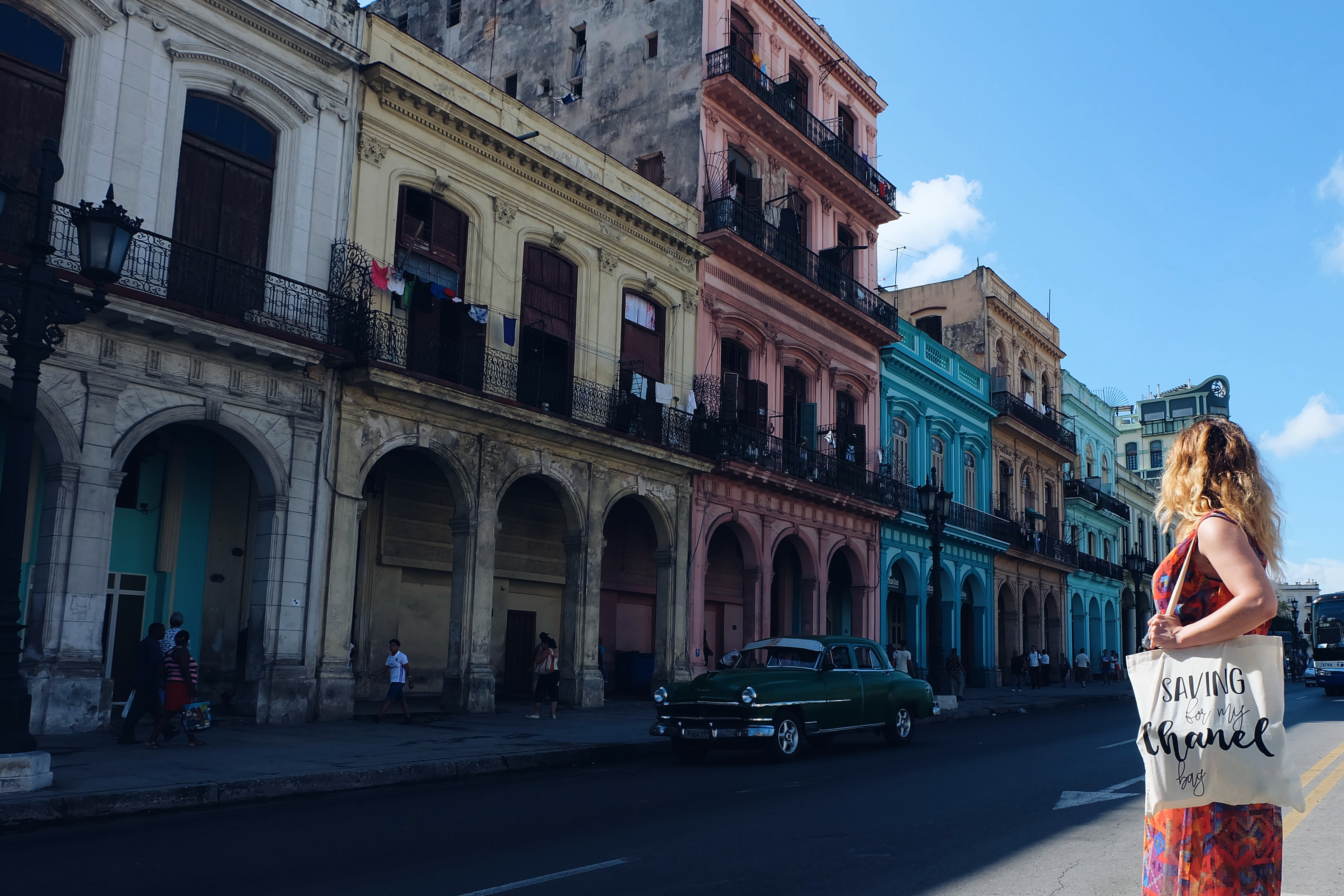 Colourful Paseo Marti Havana Cuba