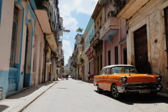 classic streetview in Centro Habana Cuba