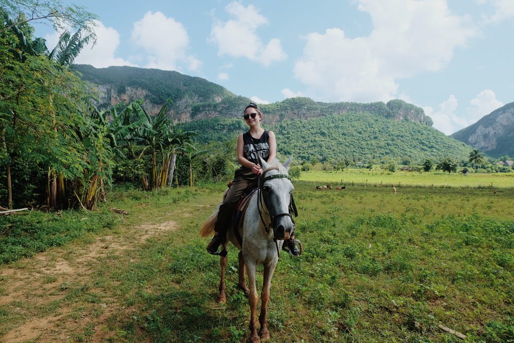 Horseback riding in Viñales Cuba