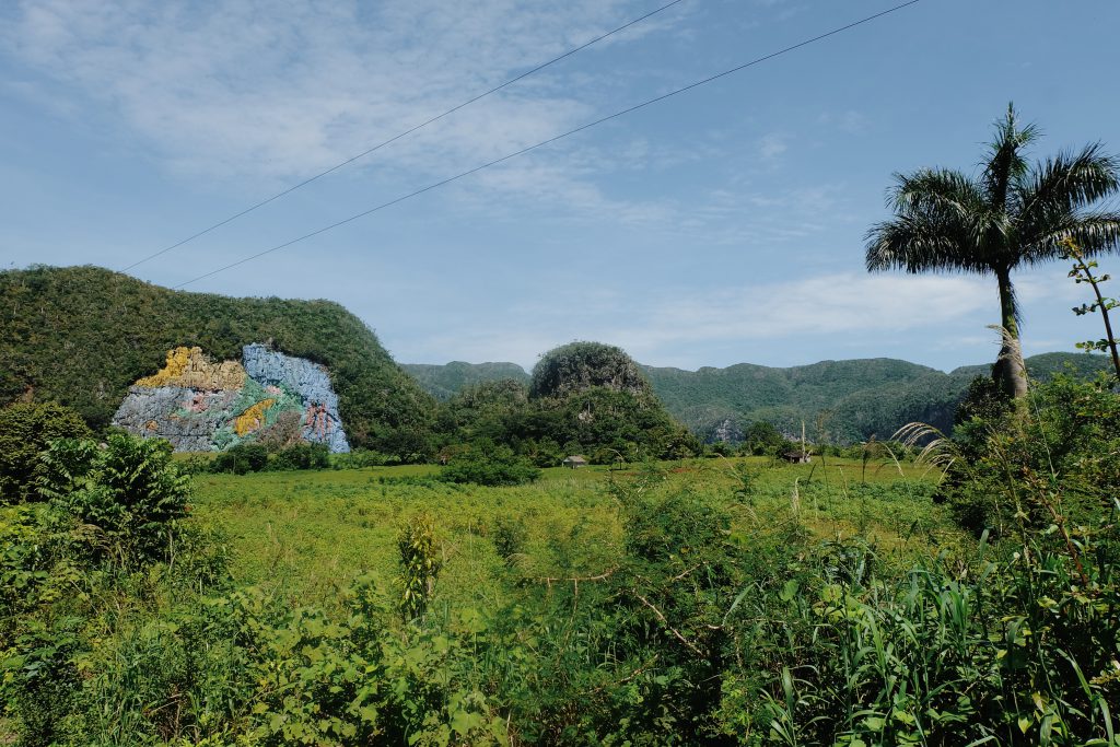 famous Mural de la Prehistoria Cuba