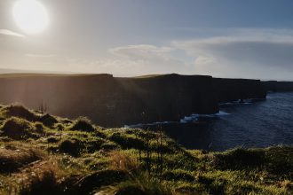 Cliffs of Moher sunny day Ireland Europe