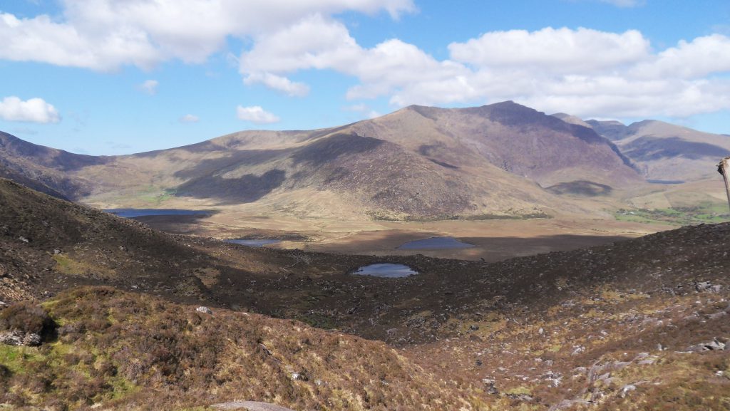 Conor Pass view roadtrip Dingle Ireland