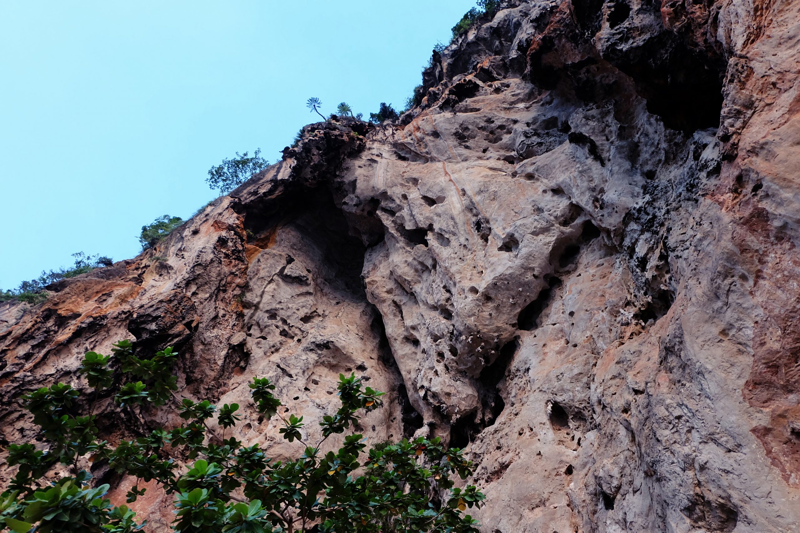 Cliff at Tonsi Beach Krabi Thailand