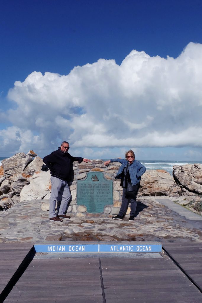 L'Agulhas southernmost point Africa sign Western Cape SA