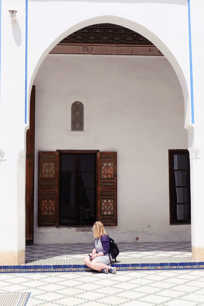 courtyard Bahia Palace Marrakech