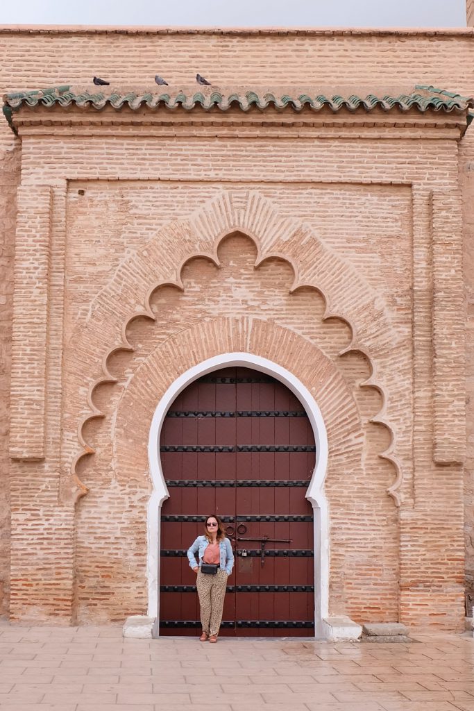 door Koutoubia mosque Marrakech