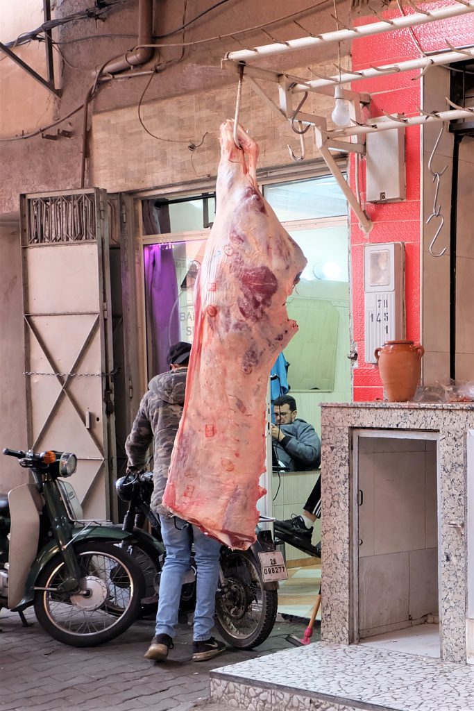 butchers shop Marrakech souks