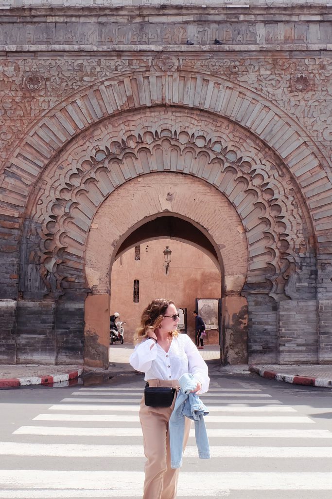 Gate Bab Agnaou medina Marrakech