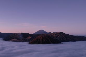 Seruni viewpoint Probolinggo sunrise