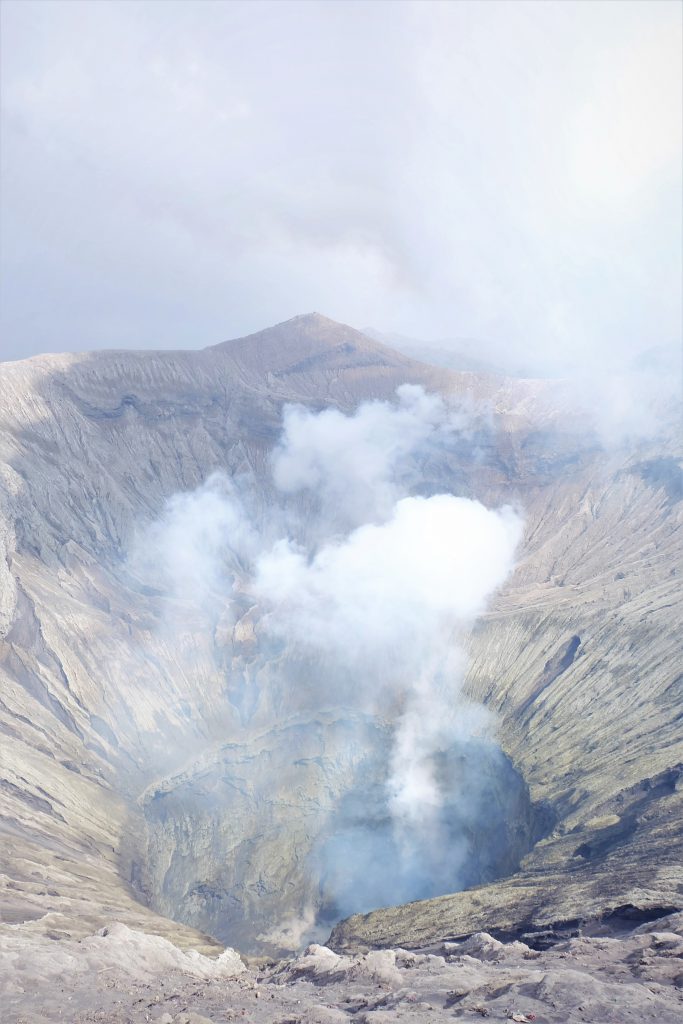 Mt Bromo crater Semeru National Park Probolinggo Java