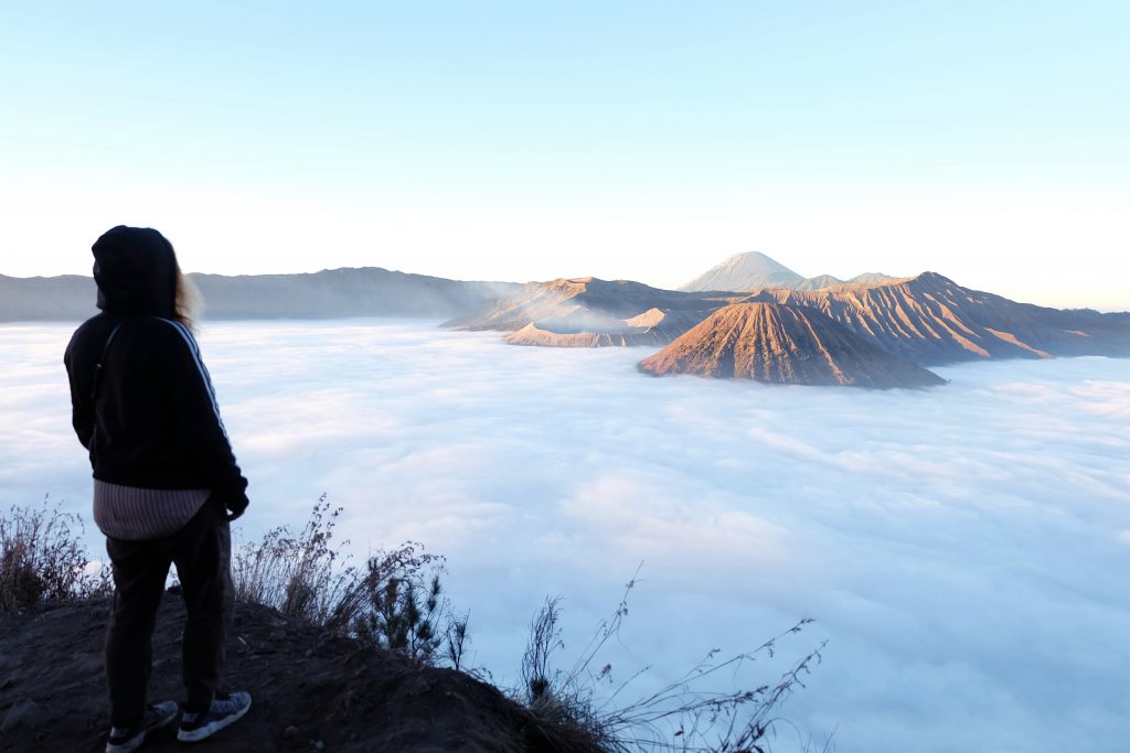 Seruni Point morning view Mount Bromo