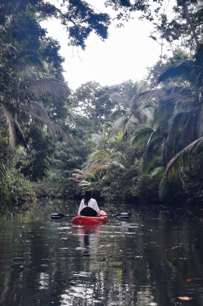 canoeing Punta Uva river Limon Costa Rica