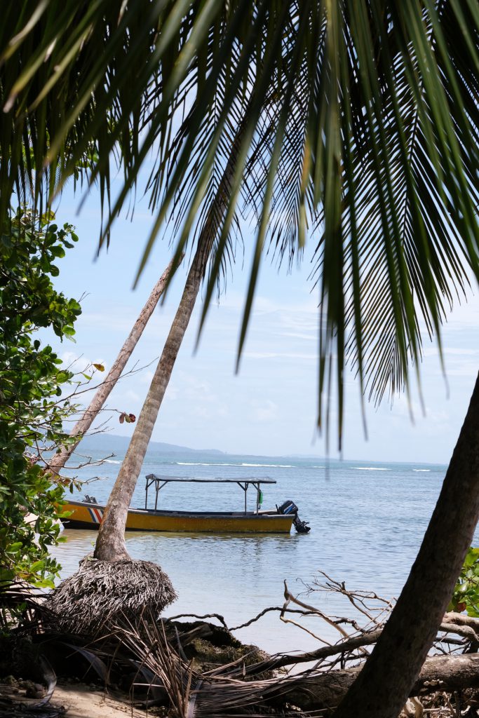 boat Cahuita point Limon Costa Rica