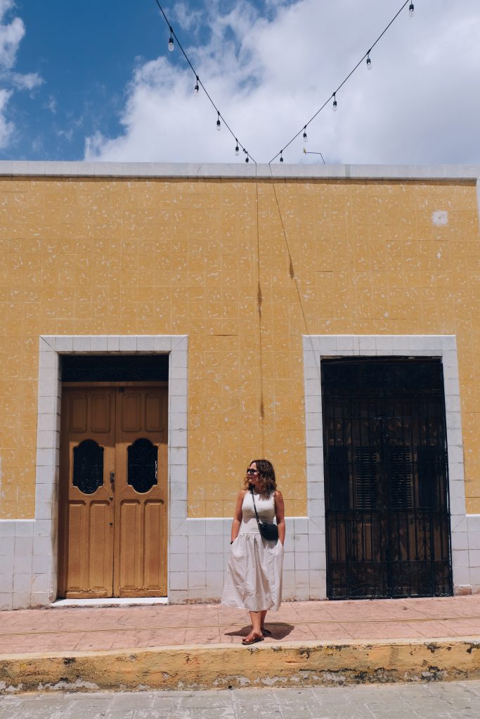 colourful casas Campeche zona historica Mexico