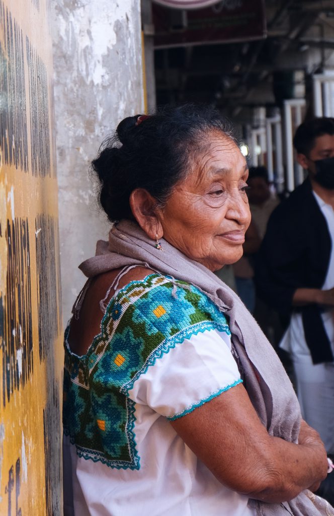 traditional Yucatan woman Merida Mexico