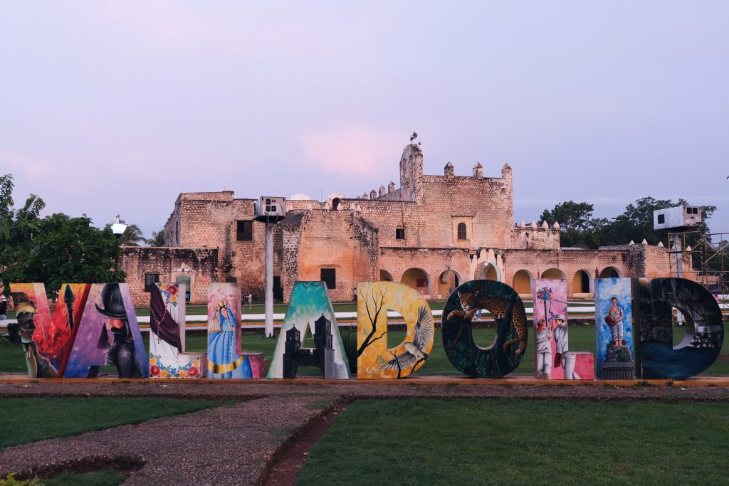 Valladolid letters Yucatan Mexico