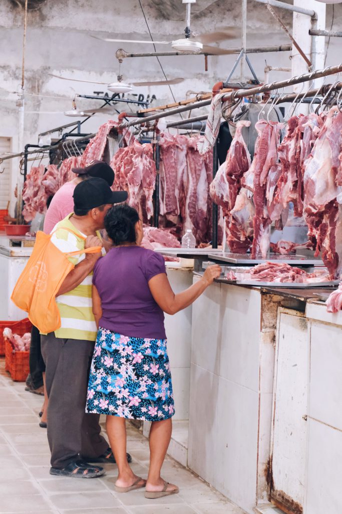 everyday life mercado Valladolid Mexico