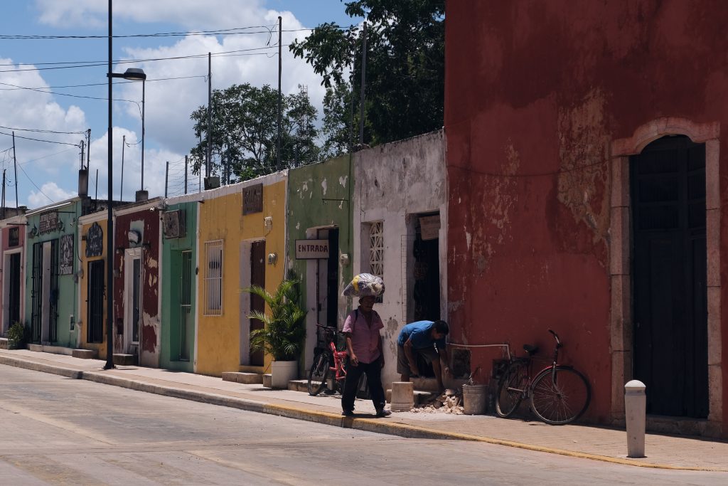 street scene Valladolid Mexico