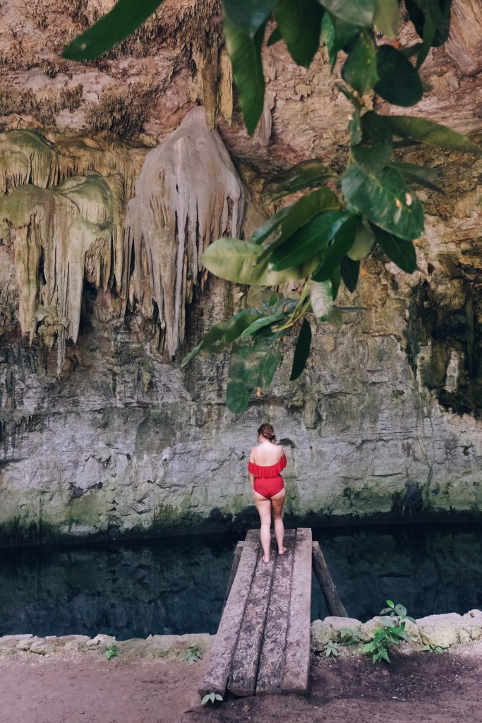 Magical cenote Sac Aua Mexico