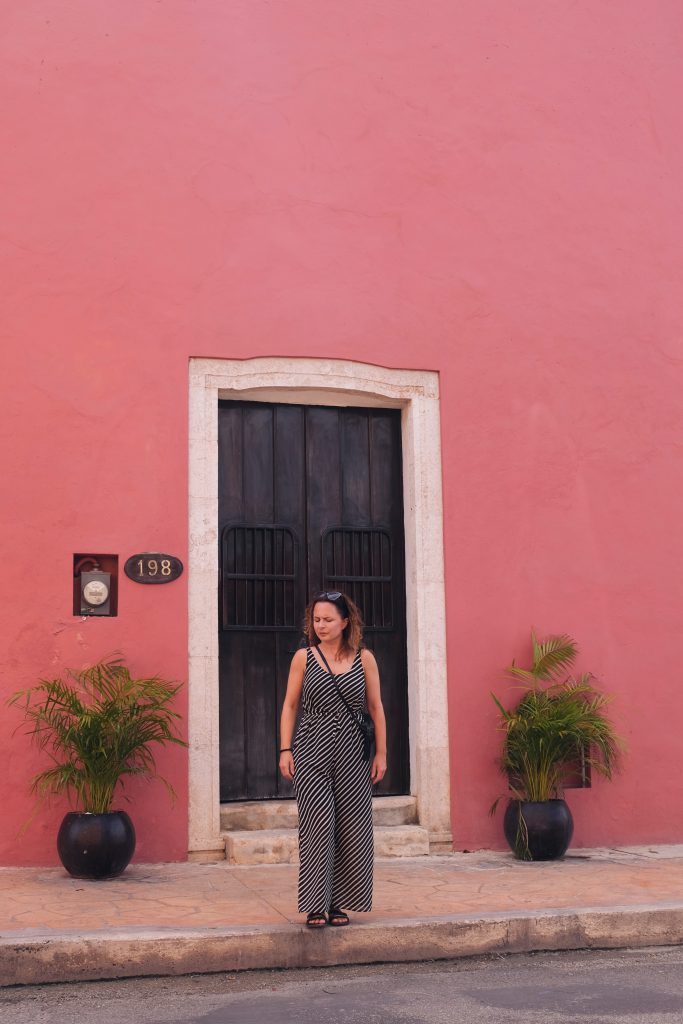 Pink casa Valladolid mexico
