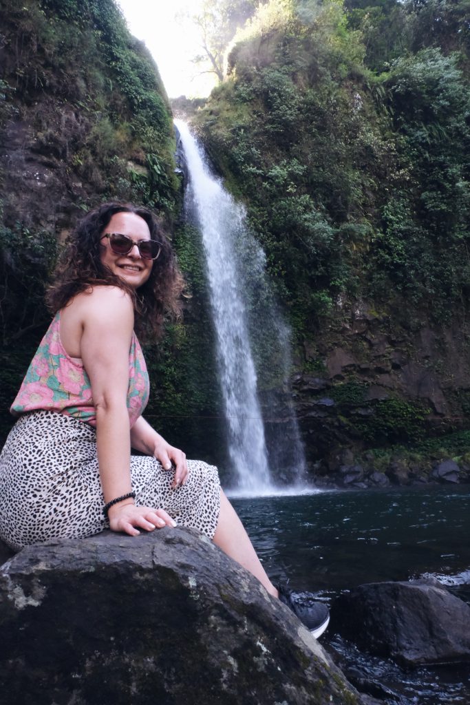 selfie Ketemu Jodoh waterfall Malino Sulawesi