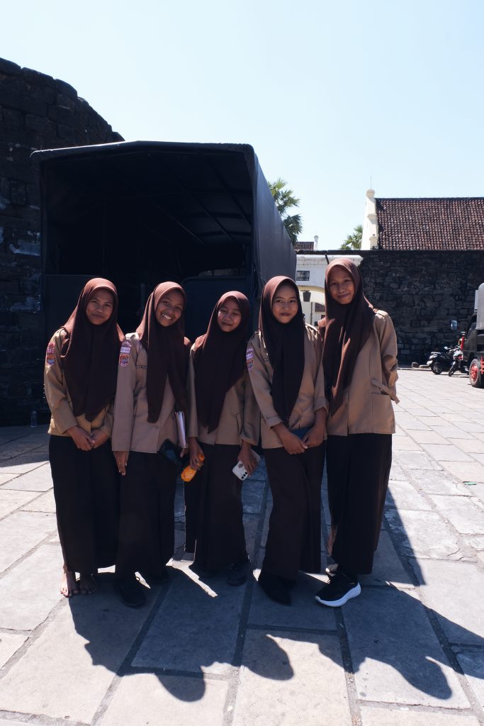 local school girls Makassar Sulawesi