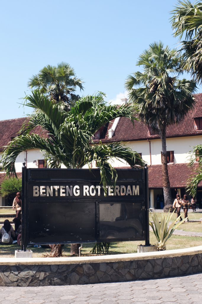 sign Fort Rotterdam Makassar Sulawesi