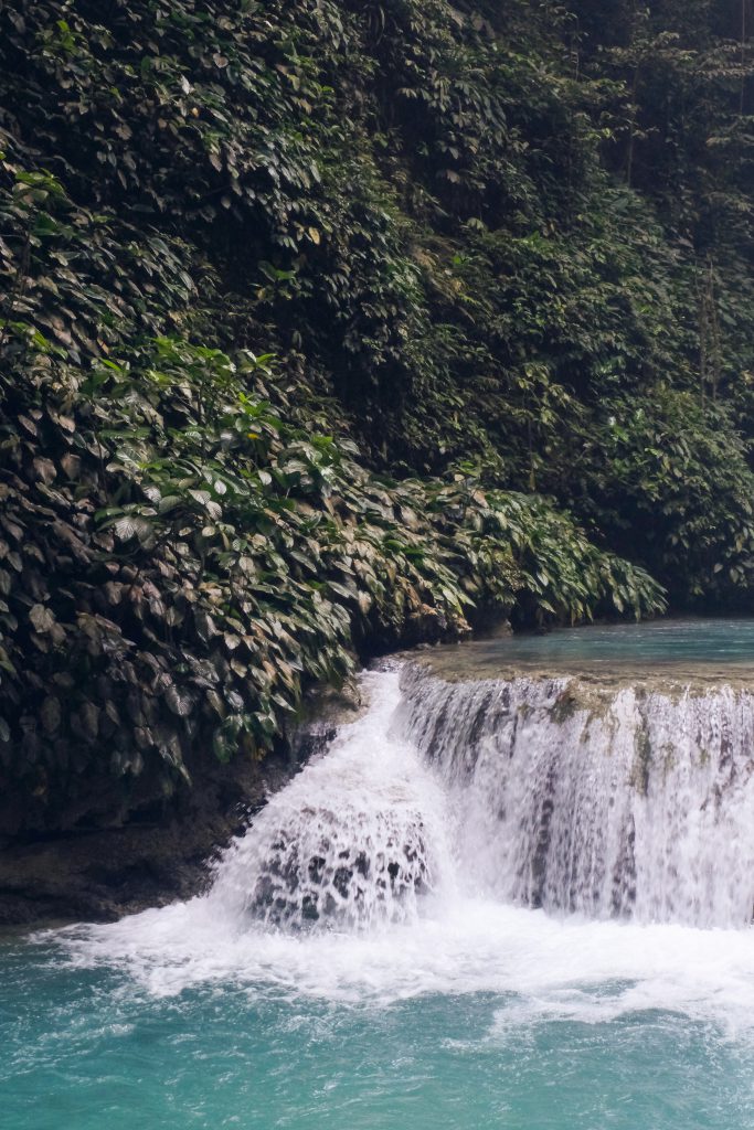 waterfall lush jungle Central Sulawesi Indonesia