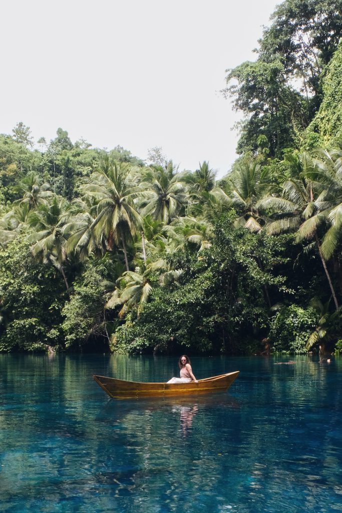 floating Paisupok Lake Banggai Sulawesi
