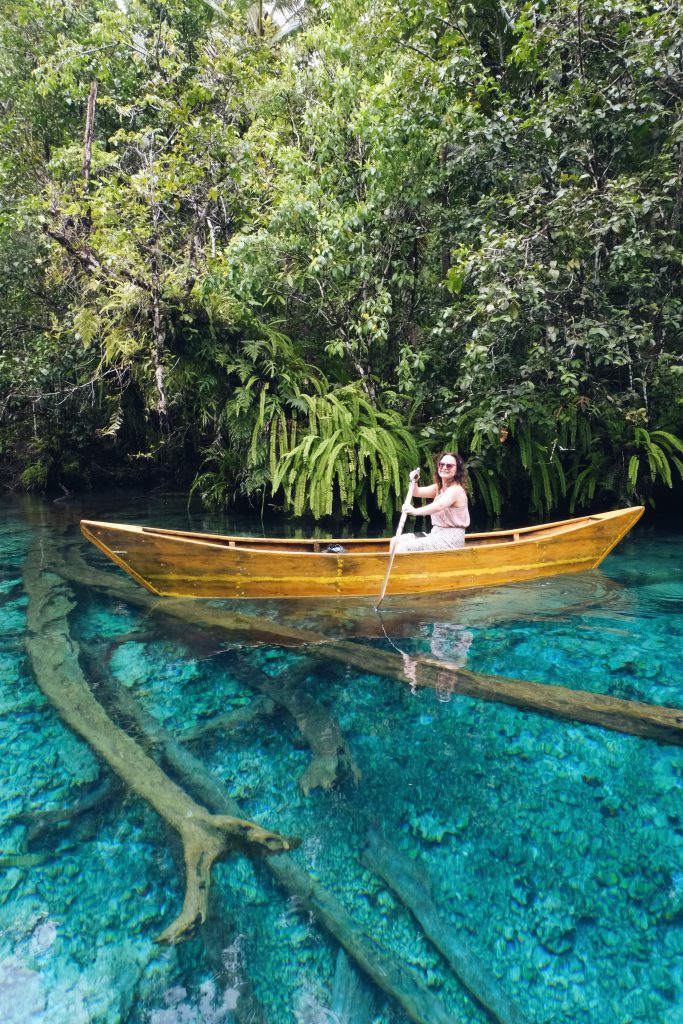 floating Paisupok Lake Banggai Sulawesi