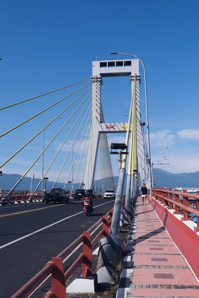 Soekarno bridge Manado city Sulawesi