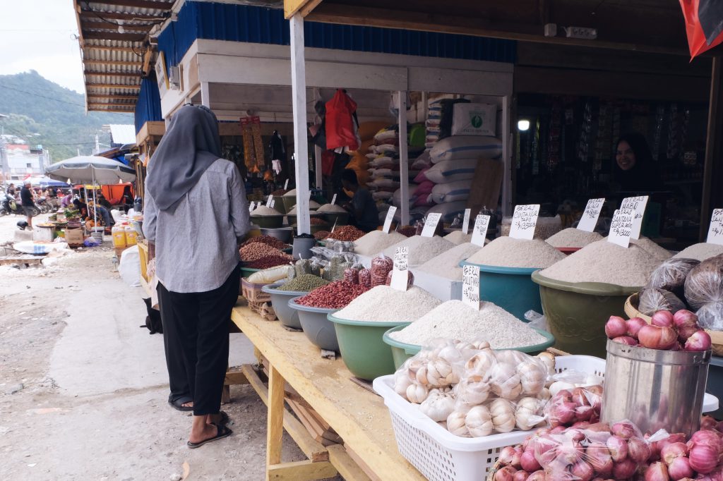pasar central Luwuk Central Sulawesi