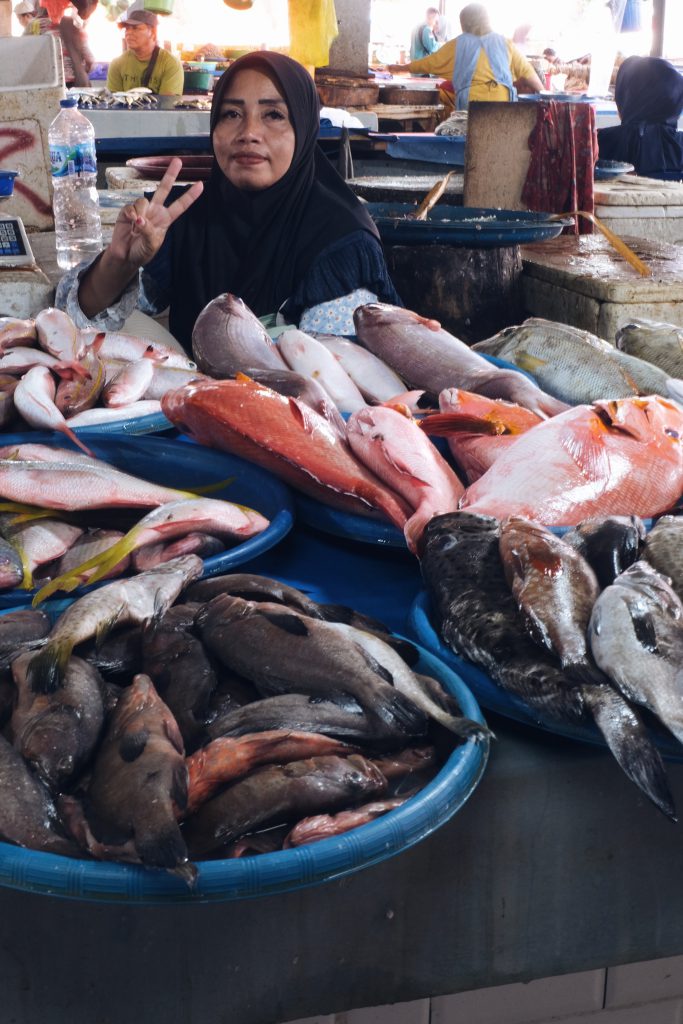 fresh fish local market Luwuk Sulawesi
