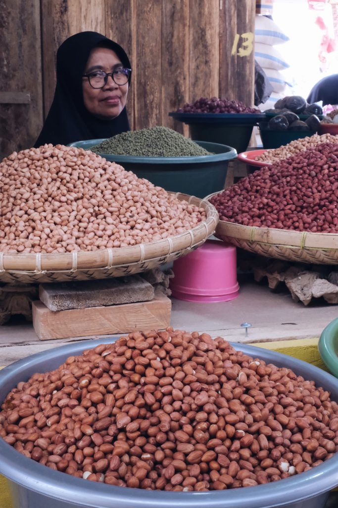 peanuts local market Luwuk Central Sulawesi